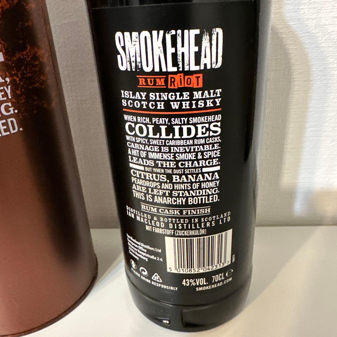◎SMOKEHEAD ◎スモークヘッド シングルモルトスコッチウイスキー 未開封