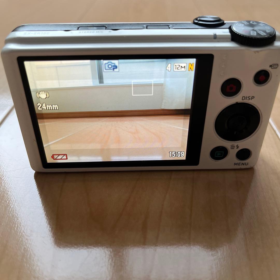 ジャンク品 CASIO EXILIM EX-ZR100