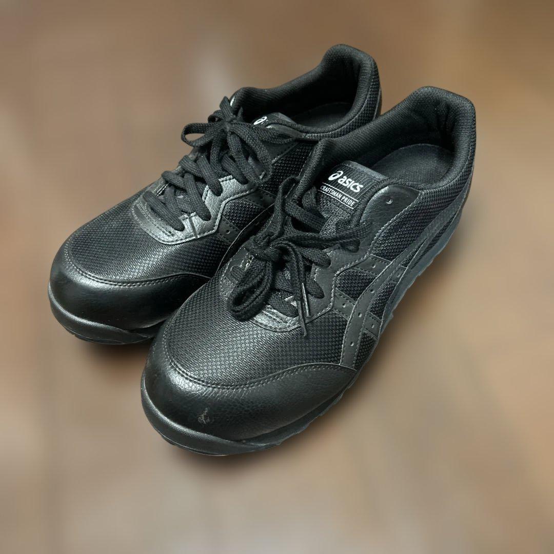 asics アシックス　安全靴　ウインジョブ　美品　26cm ブラック