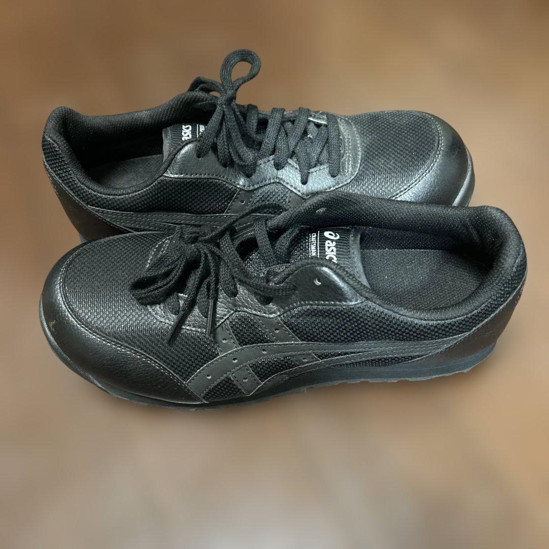 asics アシックス　安全靴　ウインジョブ　美品　26cm ブラック