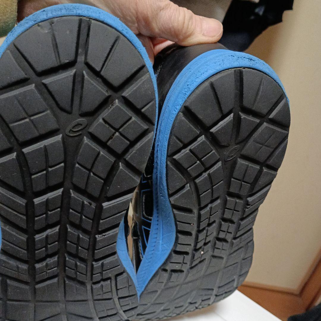 ASICS BOA安全靴 ブラック/ブルー