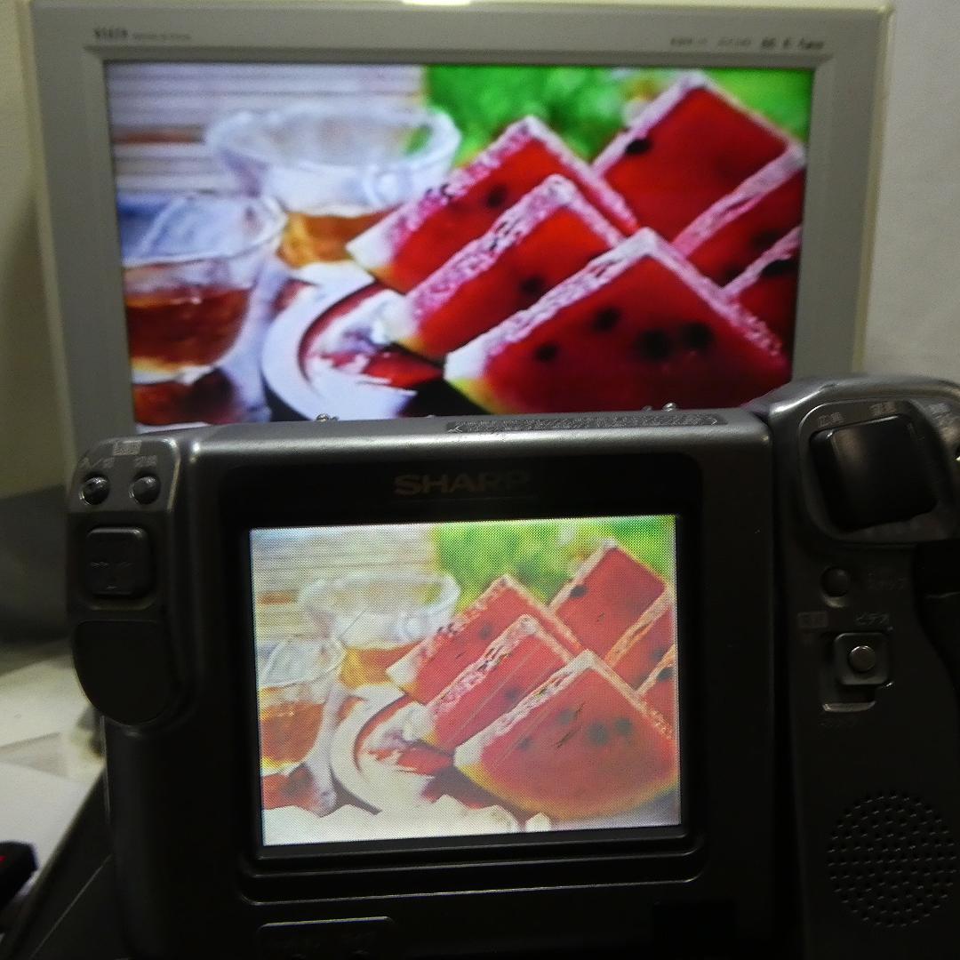 動動作良好 ビデオHi8 シャープ VL-HL55 8ミリビデオカメラDVD化に