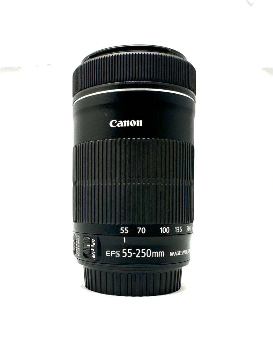 値下げ！未使用に近い！Canon EF-S 55-250mm STM レンズ
