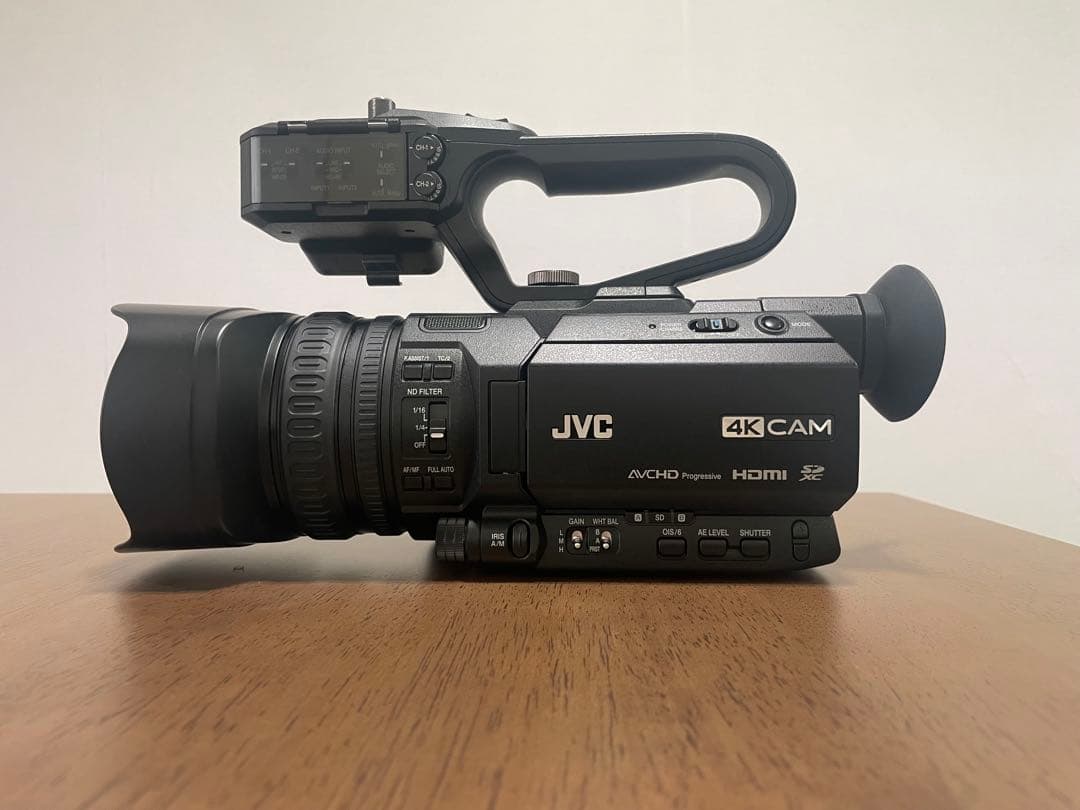 JVC GY-HM185 4K ビデオカメラ
