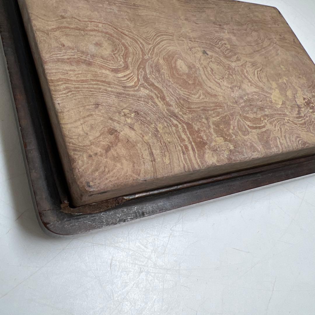 専用　中国古玩　硯石　471g 15×10㎝　東Y8-0402☆2Fタカサ
