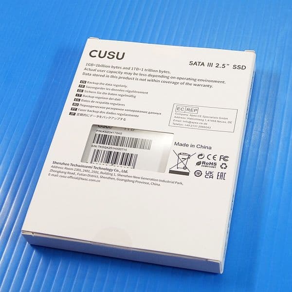 CUSU 1TB SSD C300 SATA III 2.5インチ