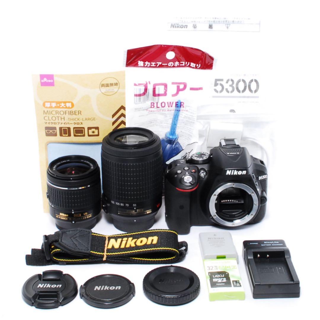 ◆ショット数僅か◆Nikon D5300◆一眼レフカメラ◆WiFi転送◆新品級◆