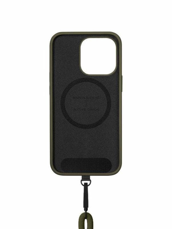 メゾンキツネ フォックスヘッド iPhone14 Pro ケース (カーキ)