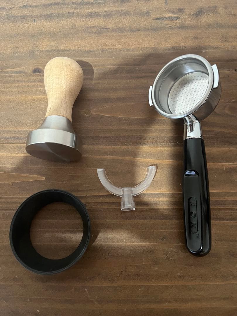 ROK Espresso GC BLACK 圧力計付き