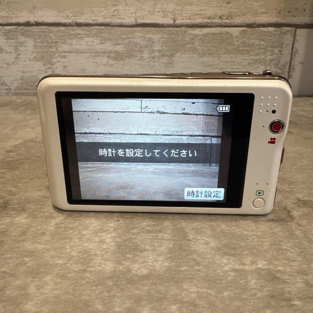【美品】Panasonic LUMIX DMC-FX80 キャンドルホワイト
