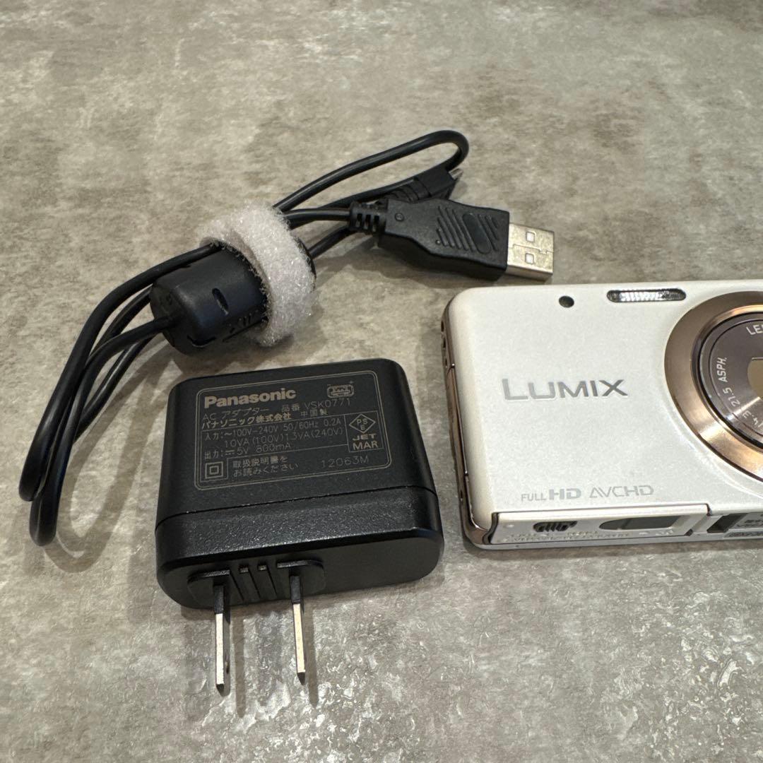 【美品】Panasonic LUMIX DMC-FX80 キャンドルホワイト