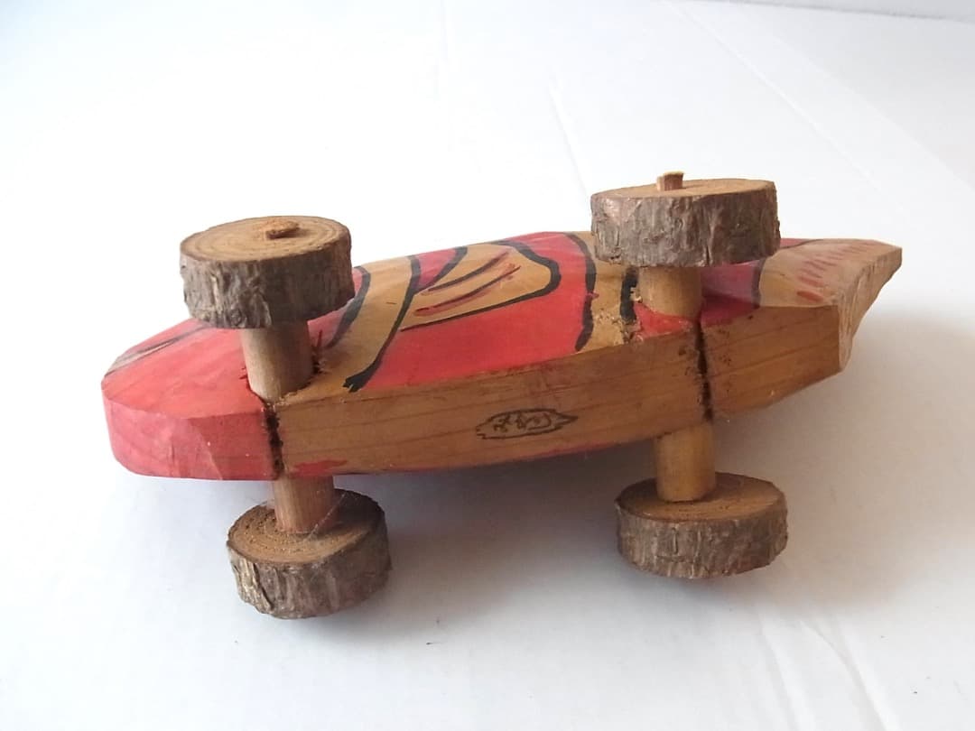 鹿児島神宮『鯛車(大・全長23cm)』ビンテージ 郷土玩具 民藝 フォークアート