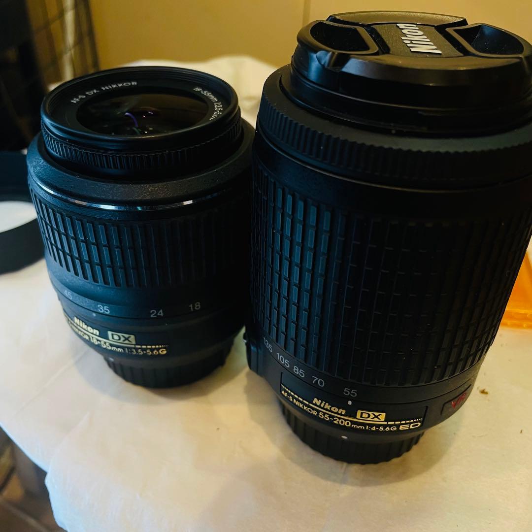 〈セット〉AF-S NIKKOR 18-55mm VR 55-200m VR