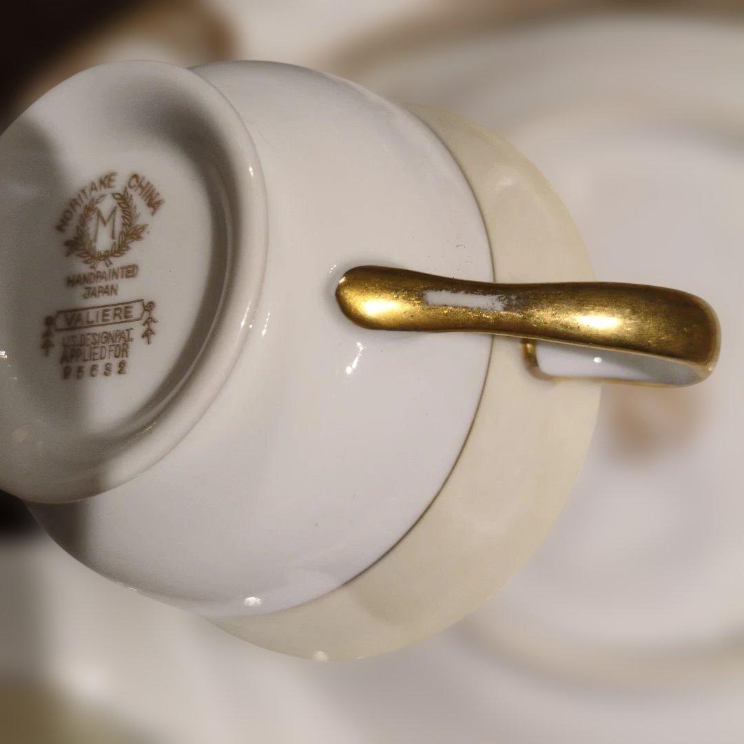オールドノリタケ　金彩　ヴァレリー　カップ&ソーサー2客セット ヴィンテージ