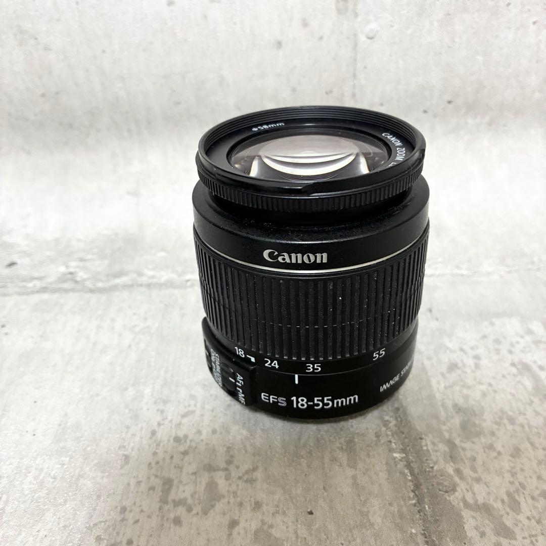 Canon Kiss X50 レンズキット スマホ転送 一眼レフカメラ レッド