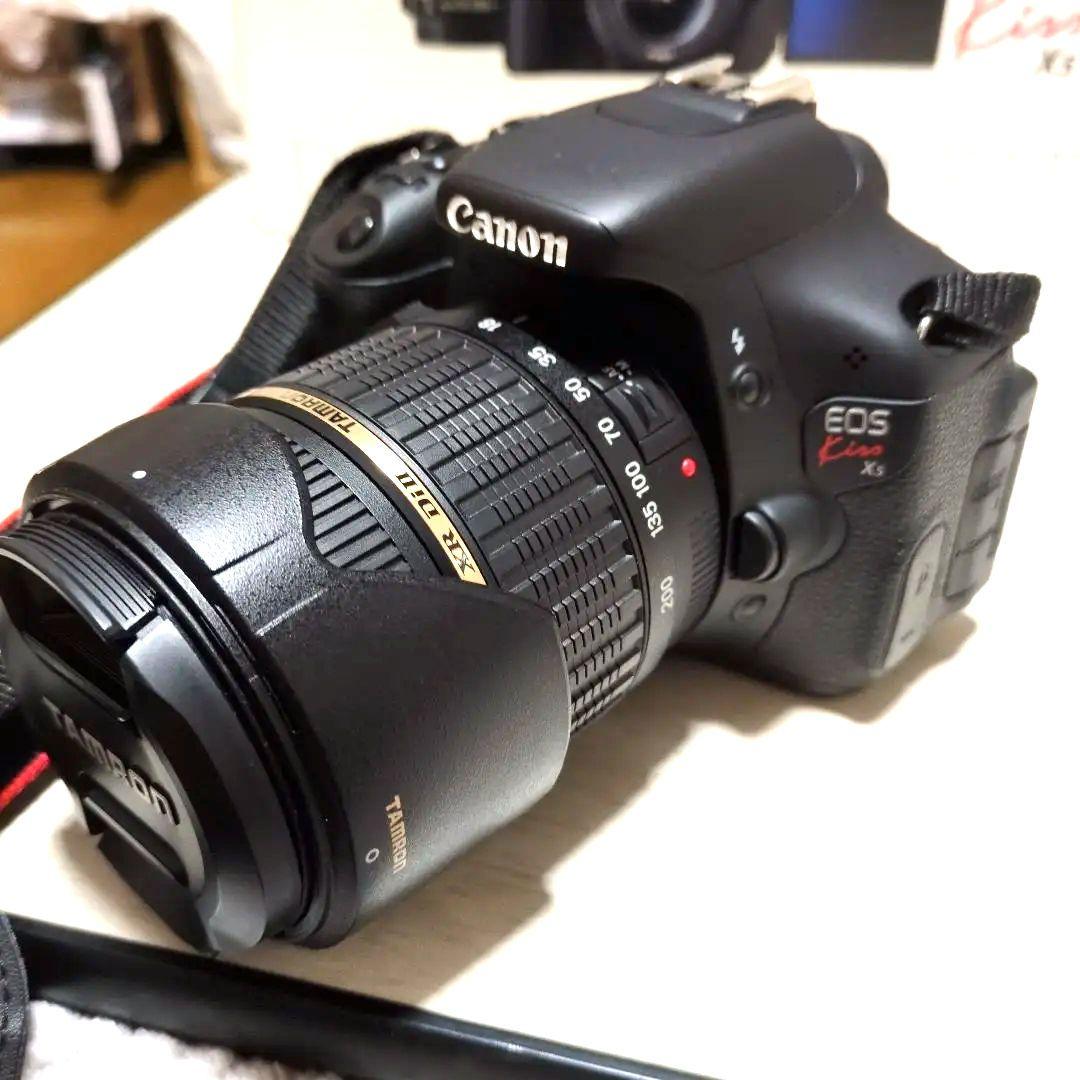 Canon EOS Kiss X5 ダブルズームキット＋ タムロンレンズ装着