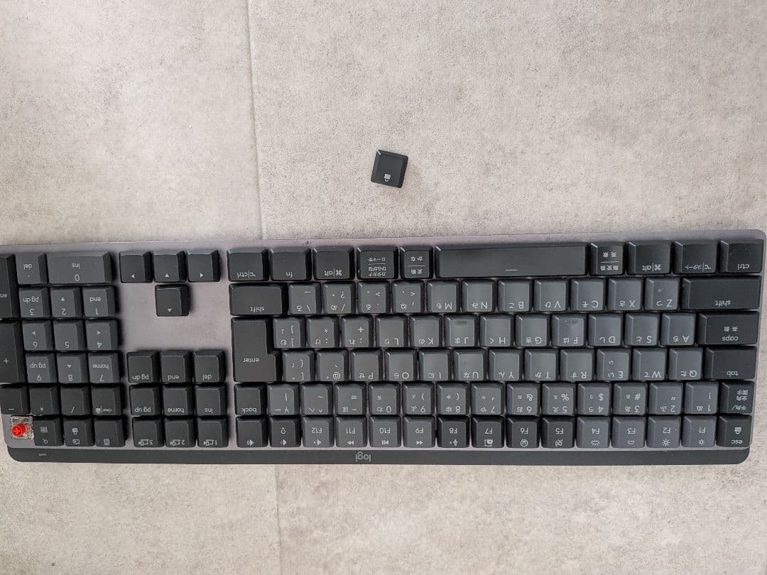 logicool キーボード (ジャンク品)　Gが反応しません。