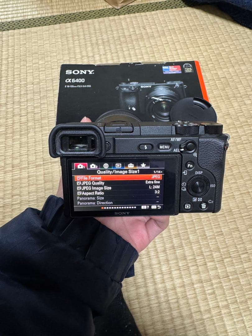 SONY α6400 ミラーレス一眼 本体 English menu