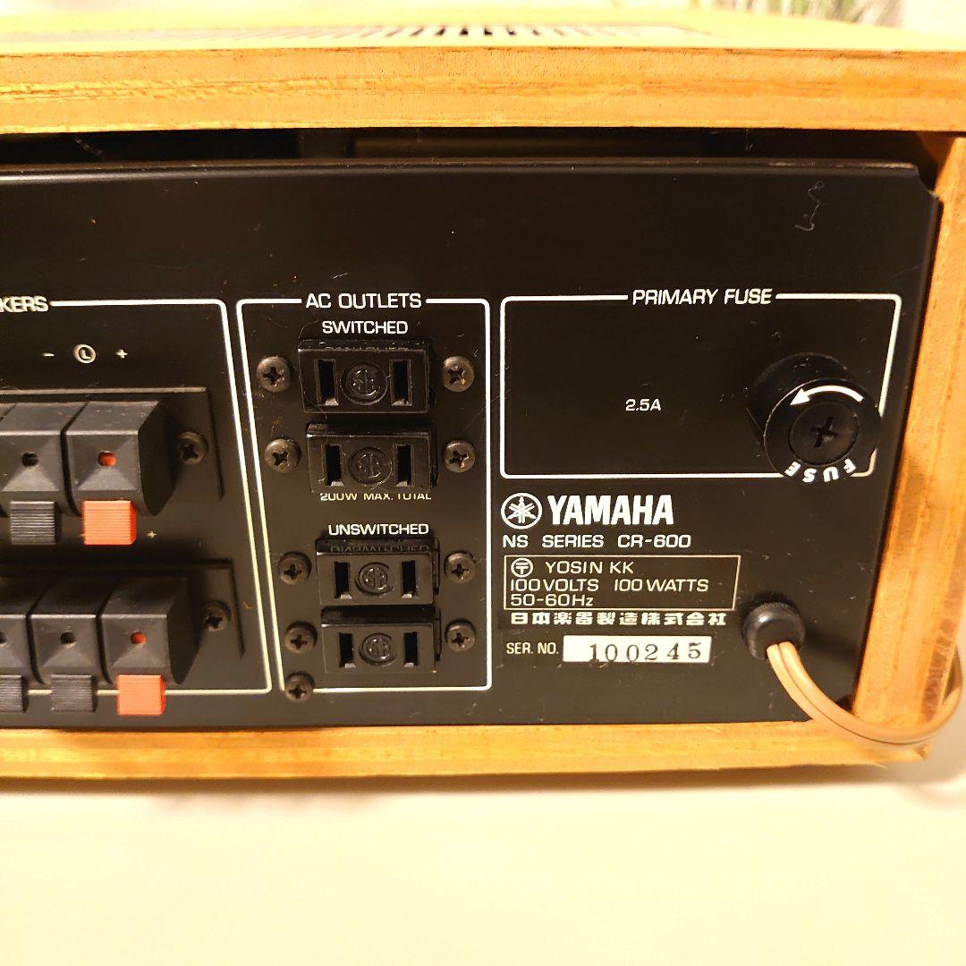 【美品・動作品】希少 YAMAHA CR-600 ステレオ レシーバー