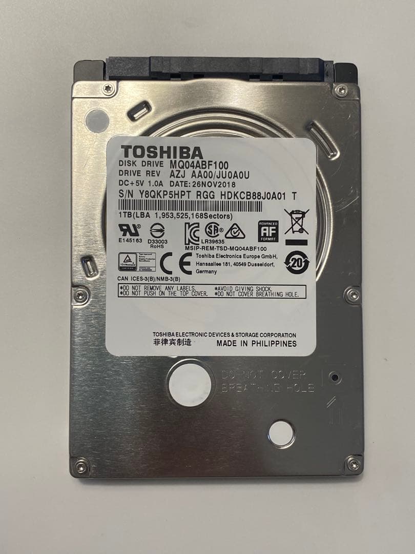 外付けハードディスク・ドライブ WD Black 1TB HDD 6Gb/s mix 12TB (1TBx12)