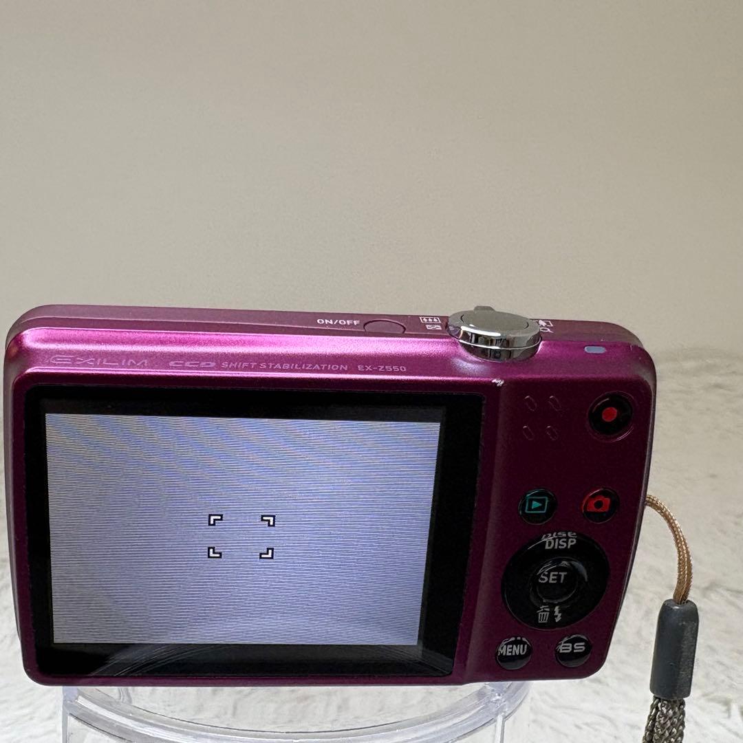 美品　CASIO カメラ　EX-Z550 SDカード8G コンデジ　動作品