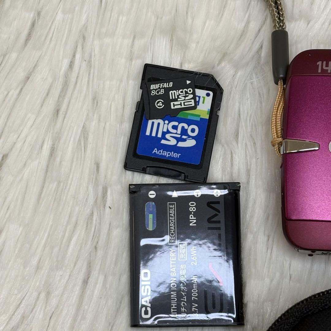 美品　CASIO カメラ　EX-Z550 SDカード8G コンデジ　動作品