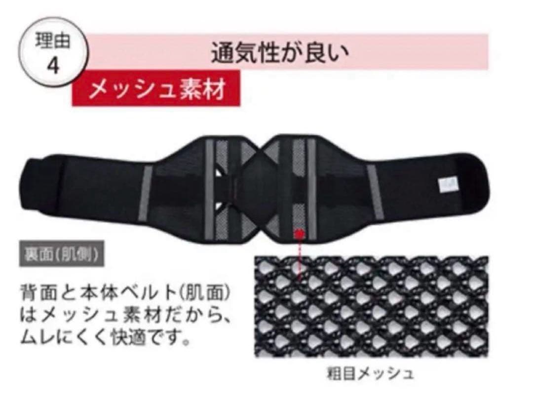 シャルレ　しっかり腰サポーター　LL