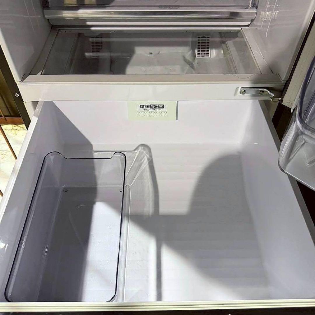 【美品】AQUA 430L 冷蔵庫 AQR-VZ43M 4ドア 大容量 ブラウン