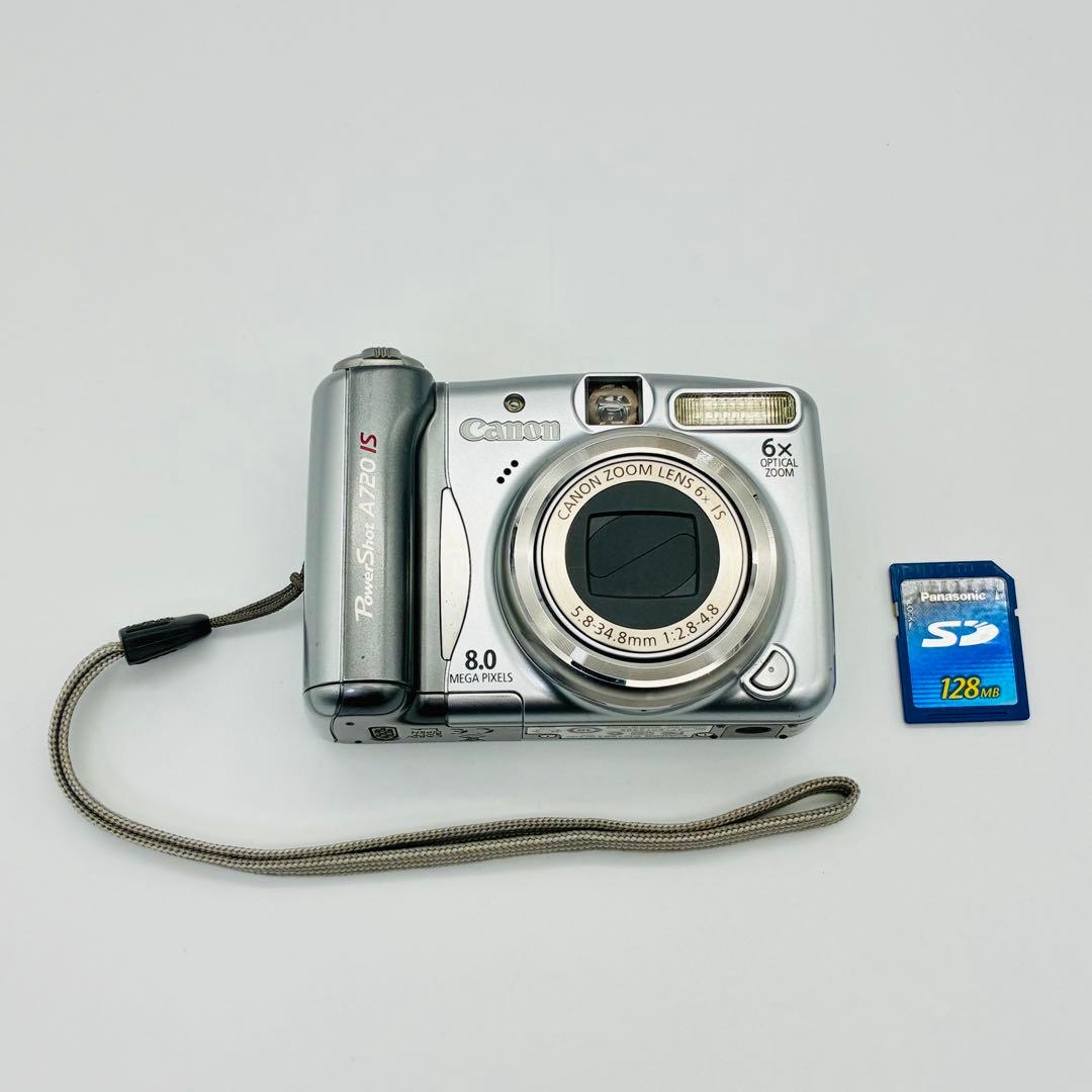 Canon PowerShot A720 IS 電池式 稼働品 デジカメ