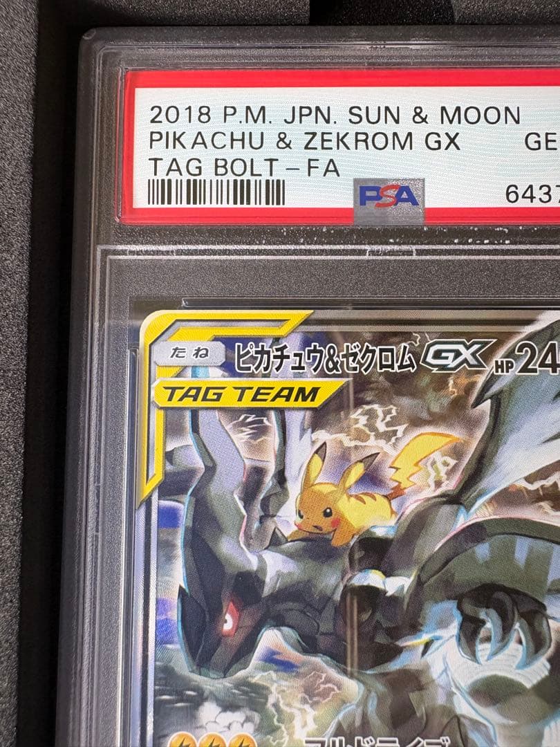 PSA10】ピカチュウ＆ゼクロムGX SA タッグボルト 鑑定品