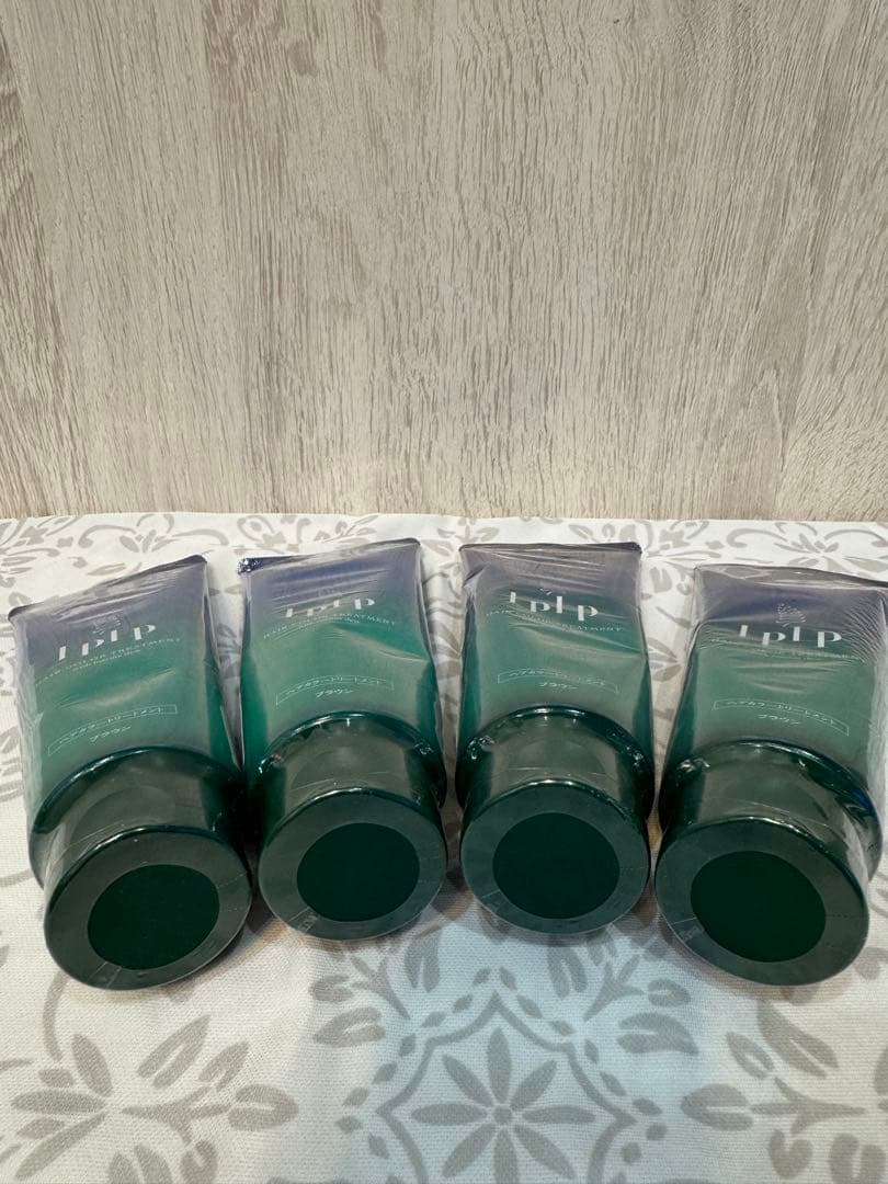lplp ヘアカラー トリートメント ブラウン 新品未使用4本セット
