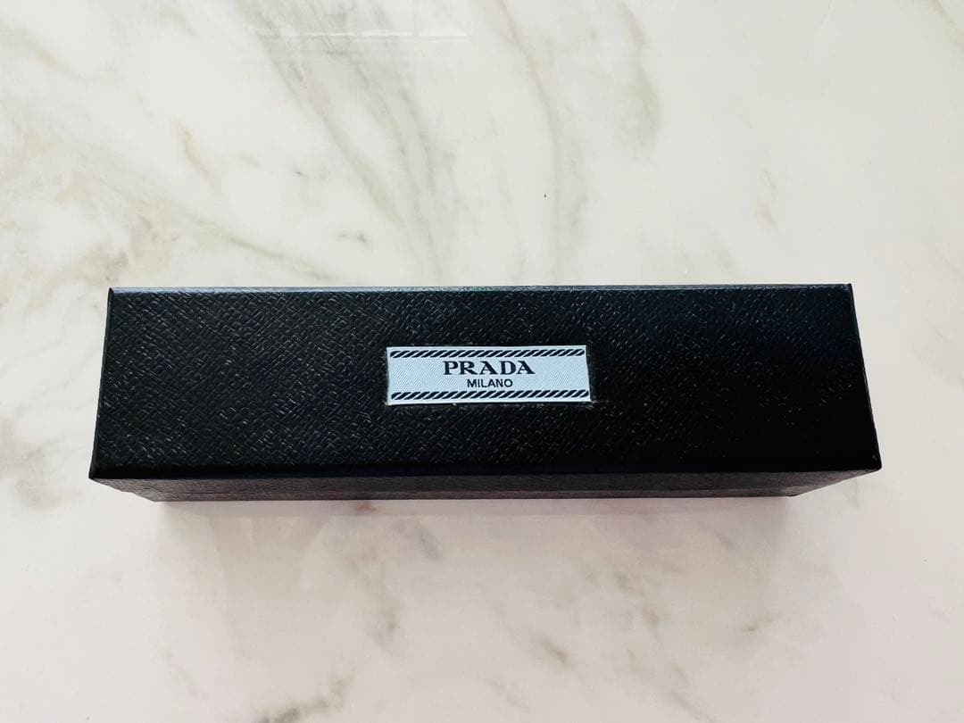 【新品未使用】PRADA ネイビー ボールペン 専用ケース付き