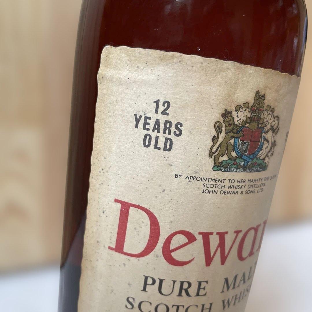 ［古酒］未開栓 Dewar's 12年 ウイスキー 特級760mI 43%