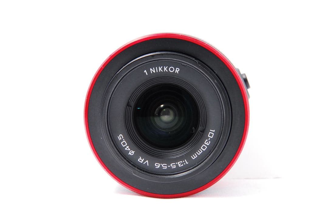 【低ショット1204回】Nikon 1 J1 レッド 初心者おすすめ スマホ転送