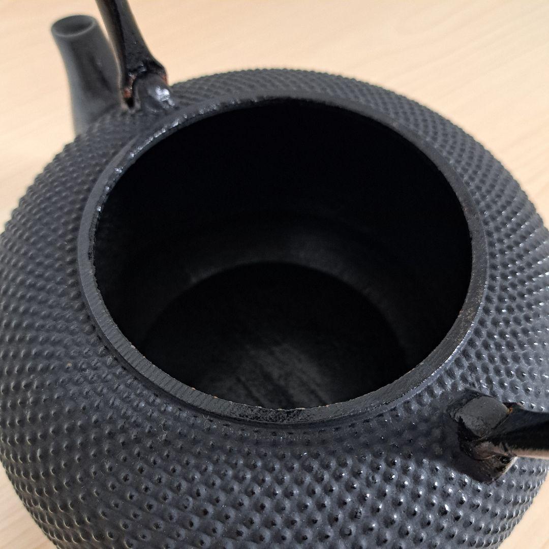 【極美品】南部鉄器 鳳文堂 1.5L 霰 刻印有 完全金気止め ヴィンテージ