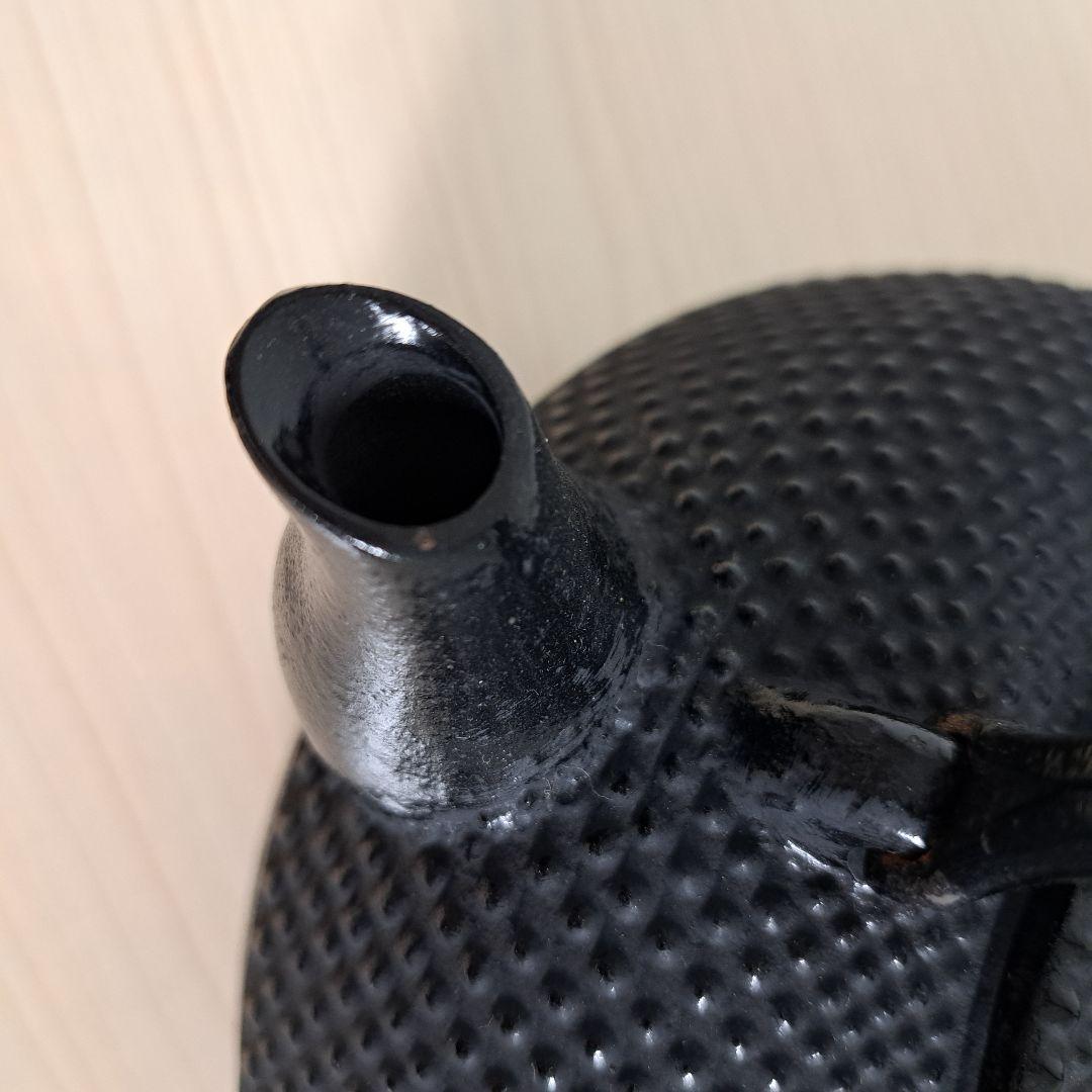 【極美品】南部鉄器 鳳文堂 1.5L 霰 刻印有 完全金気止め ヴィンテージ