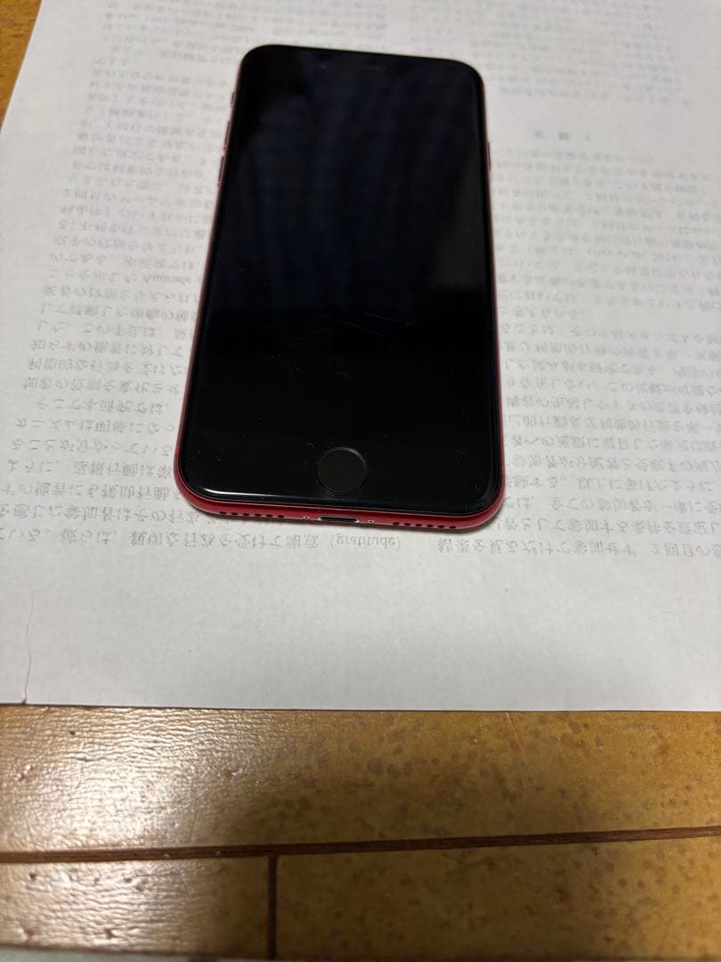 iPhone SE レッド 64GB SIMフリー　値下げあり