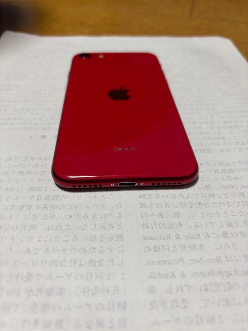 iPhone SE レッド 64GB SIMフリー　値下げあり