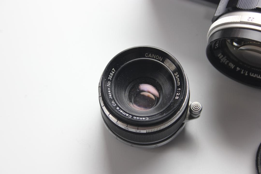 Canon L1、50mm f1.4、35mm f2.8のセット 良好 L39
