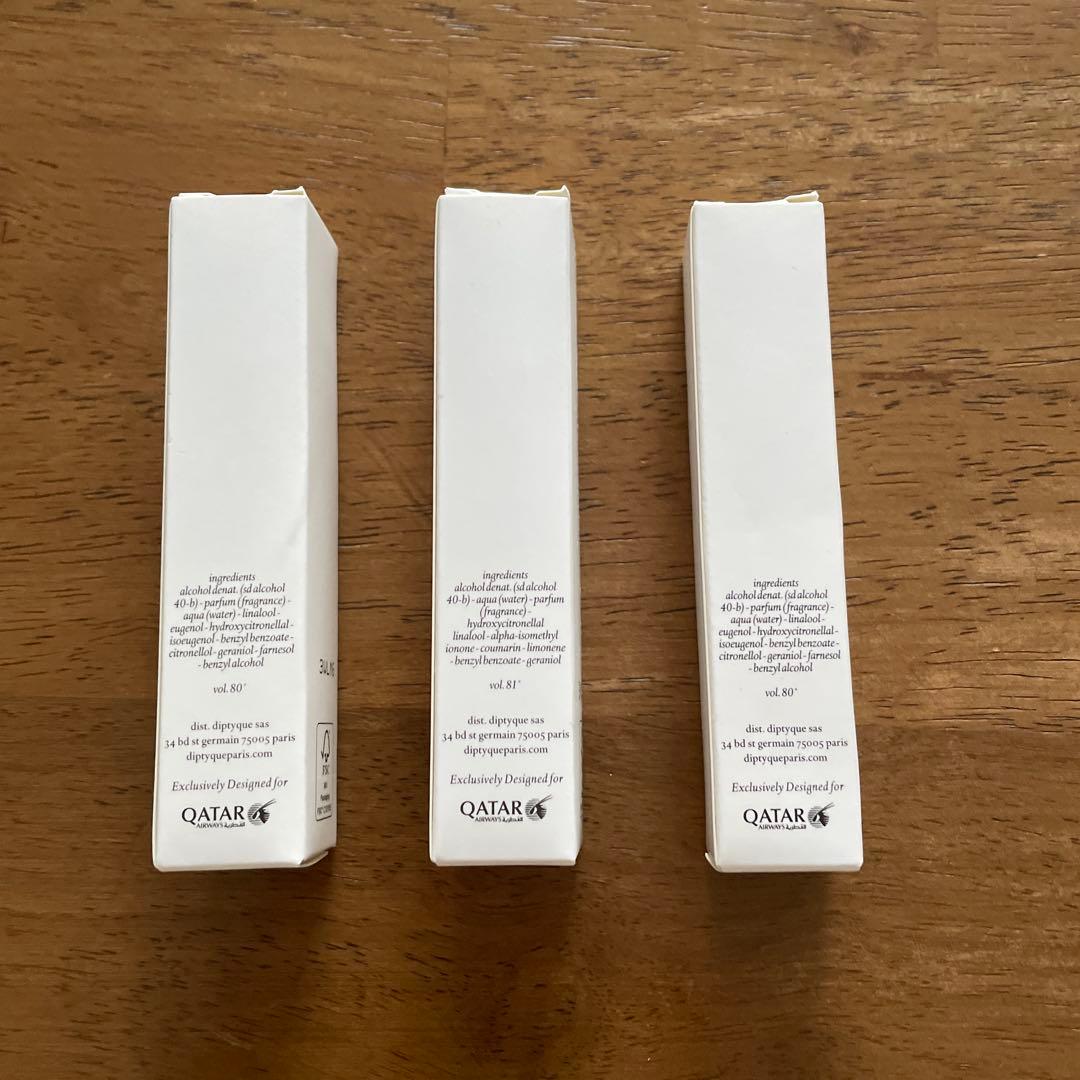 本日値下げDiptyque Eau de Toilette 10ml 3本セット