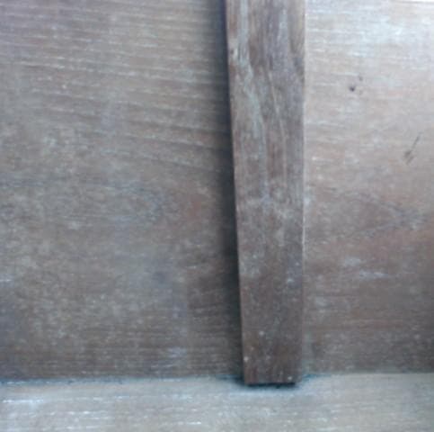 茶道具　箱炭斗　桑　水屋道具