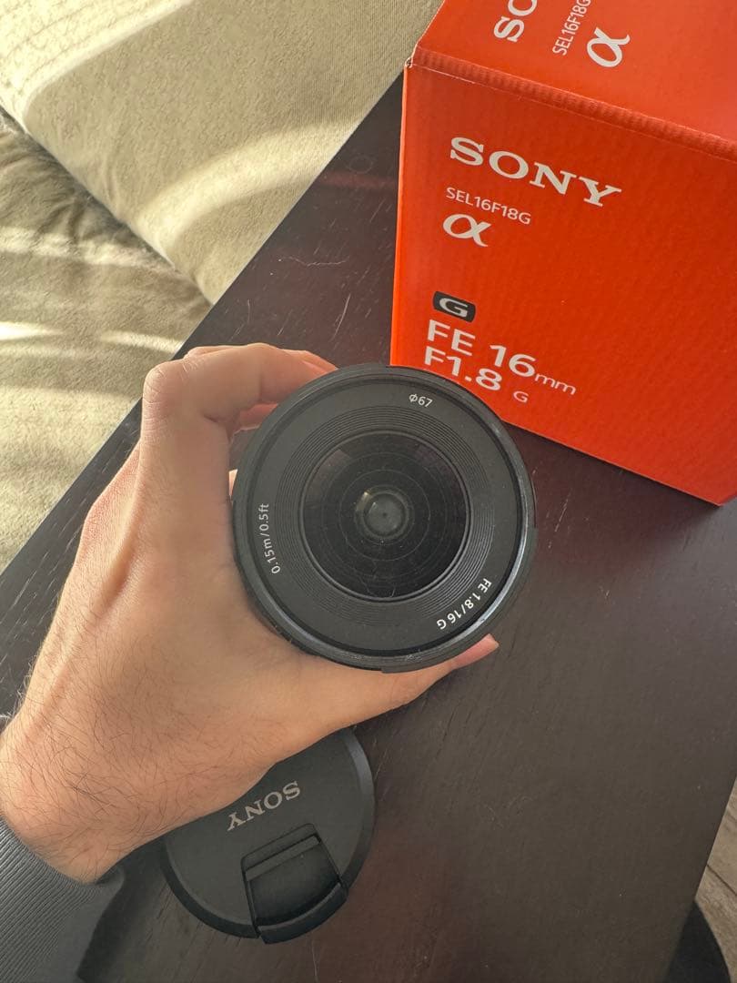 【美品】SEL16F18G｜Sony 16mm f1.8 G