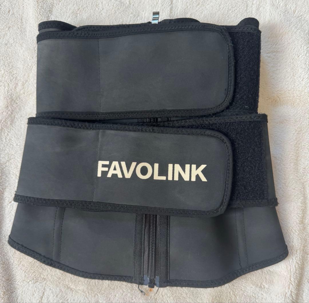 安井友梨監修　ウエストシェイパー　コルセットFAVOLINK ダブルベルト
