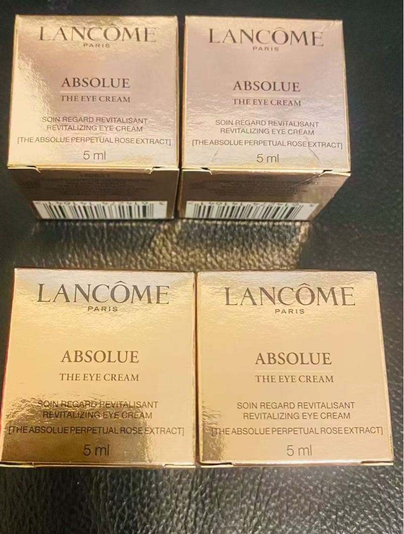 商品未開封lancomeランコムアプソリュ ザ　アイクリーム5m l x4個