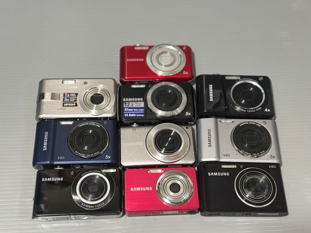 SAMSUNG10台 デジカメラまと め【動作未確認ジャンク扱】①