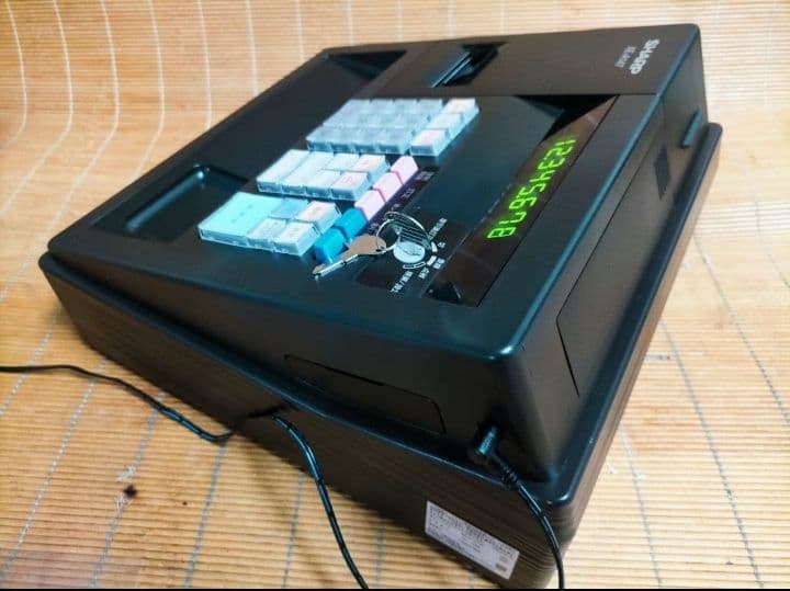 シャープレジスター　XE-A147　PC連携売上管理フル設定無料　989662