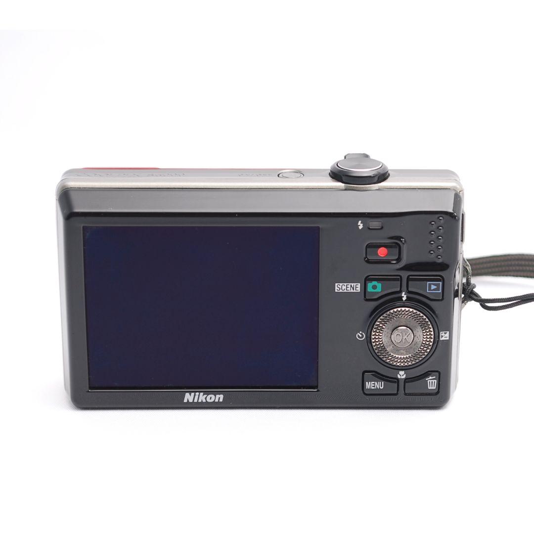 動作良好 実用品 Nikon COOLPIX S6000 レッド 7倍ズーム