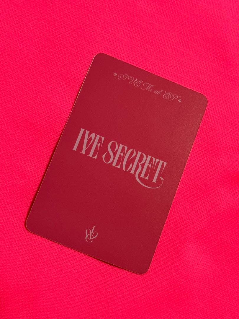 ive secret ウォニョン トレカ サノク xoxz 公開放送