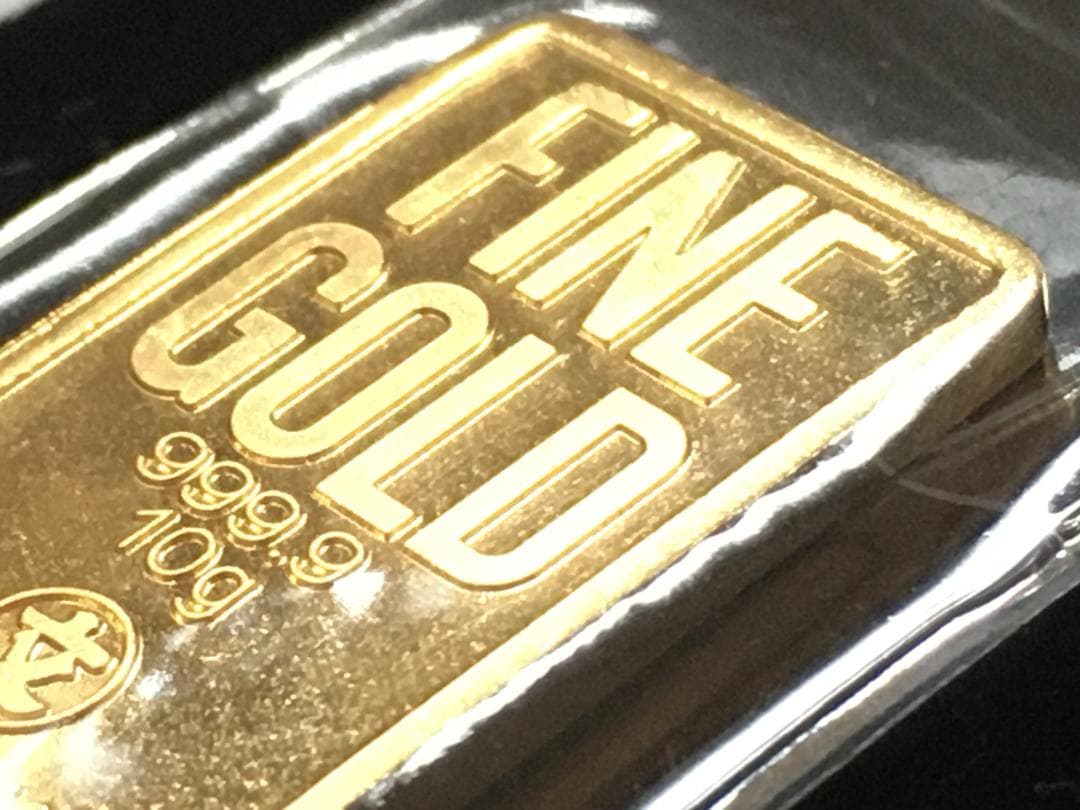 [10g]石福金属興業 K24純金 地金 10ｇバー LPPM/LBMA認証