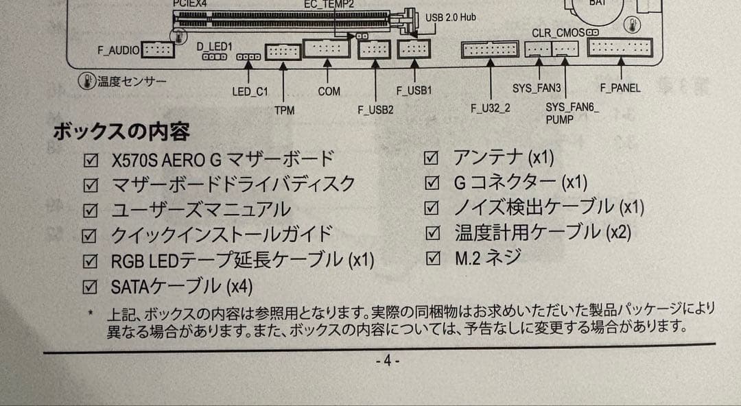 GIGABYTE X570S AERO G REV: 1.0 マザーボード